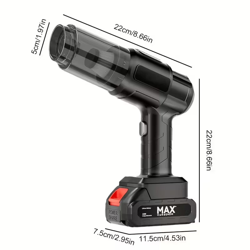 Aspirator si Suflanta cu acumulator 48v 4 in 1