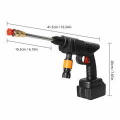 Aparat de Spălat cu Presiune 48V, 25 Bari, 8L/min, cu Acumulator și Kit Complet - DailyBox