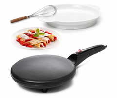 Tigaie electrica pentru clatite, 20 CM diametru, 600W - DailyBox