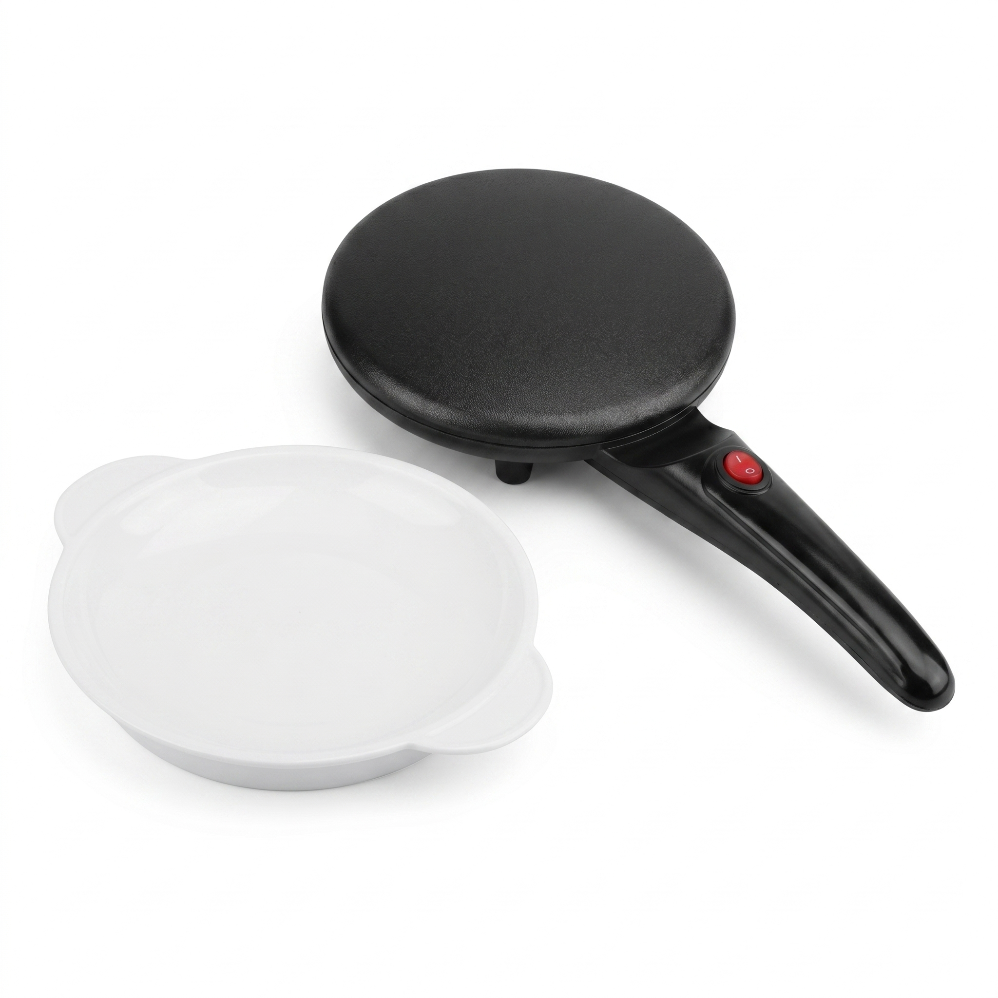 Tigaie electrica pentru clatite, 20 CM diametru, 600W - DailyBox