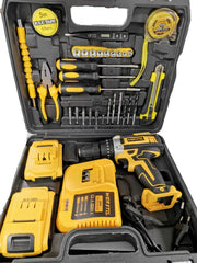 Bormasina Electrica 36V + Trusa Autofiletanta: 2 Acumulatori, Incarcator si 24 Accesorii