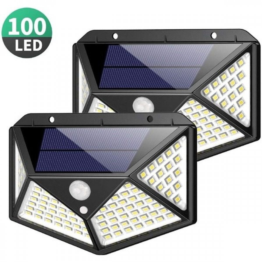 Lampa Solara cu 100 LED-uri si senzor de miscare