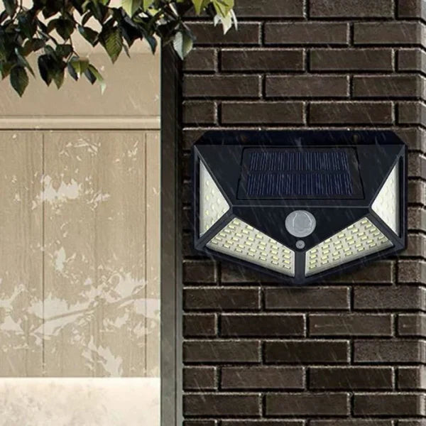 Lampa Solara cu 100 LED-uri si senzor de miscare