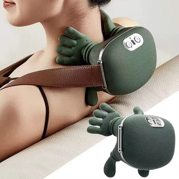 Aparat Masaj Cervical Multifunctional, 4D, 3 Intensitati,cu cinci degete