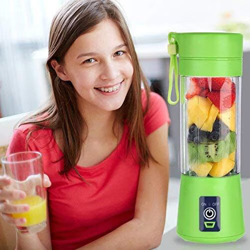 Blender portabil, cu baterie proprie, pentru fructe si legume