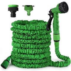 Furtun Extensibil Gradina 30m | Pistol 7 Functii | Dublu Latex | Conectori Rapizi | Flexibil si Rezistent