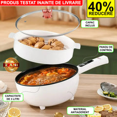 Tigaie Electrica Inteligenta  - 3L, Multifunctionala - DailyBox
