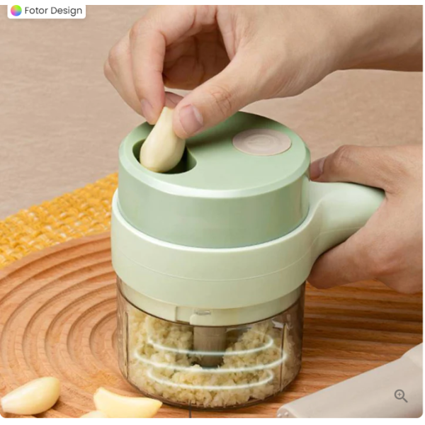 LicTocator si maruntitor electric pentru alimente si legume 4 in 1