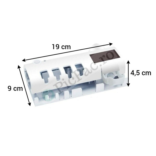 Dozator pasta de dinti cu suport pentru 5 periute