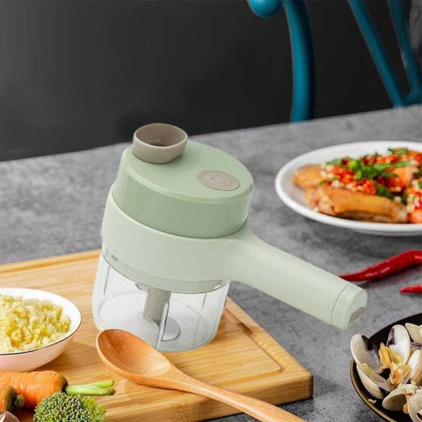 LicTocator si maruntitor electric pentru alimente si legume 4 in 1