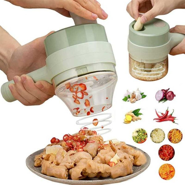 Tocator si maruntitor electric pentru alimente si legume 4 in 1 - DailyBox